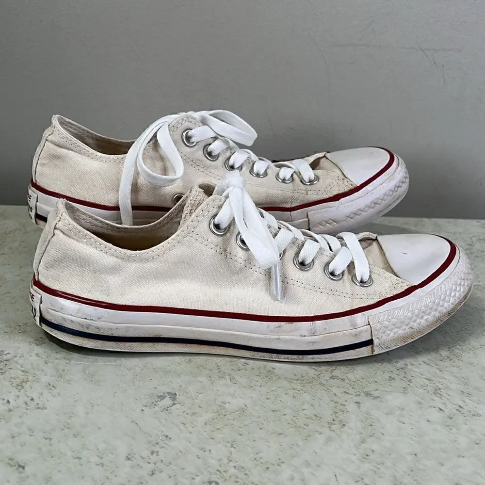 Converse Loved White Sneakers M6W7.5 - Picture 3 of 8
